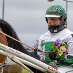 Cecilie Juul i sulkyen for første gang i år Cecilie Juul i sulkyen for første gang i år