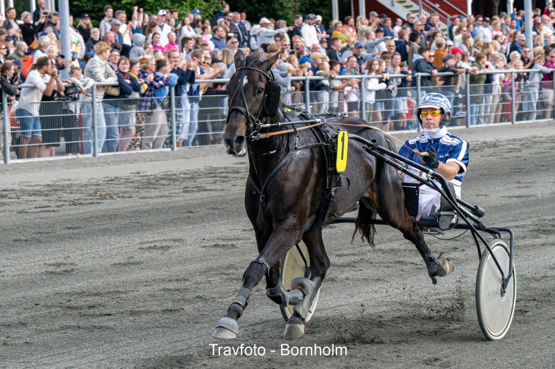 Kometen Baunely med Martin Sj holm Jensen 17 juli 2024 Fotograf Torben Ager Travfoto Bornholm TKA 5070