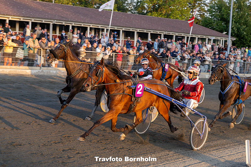 Gurli Silk med Frank Mikkelsen 29 juli 2025 Fotograf Torben Ager Travfoto Bornholm TKA 7855