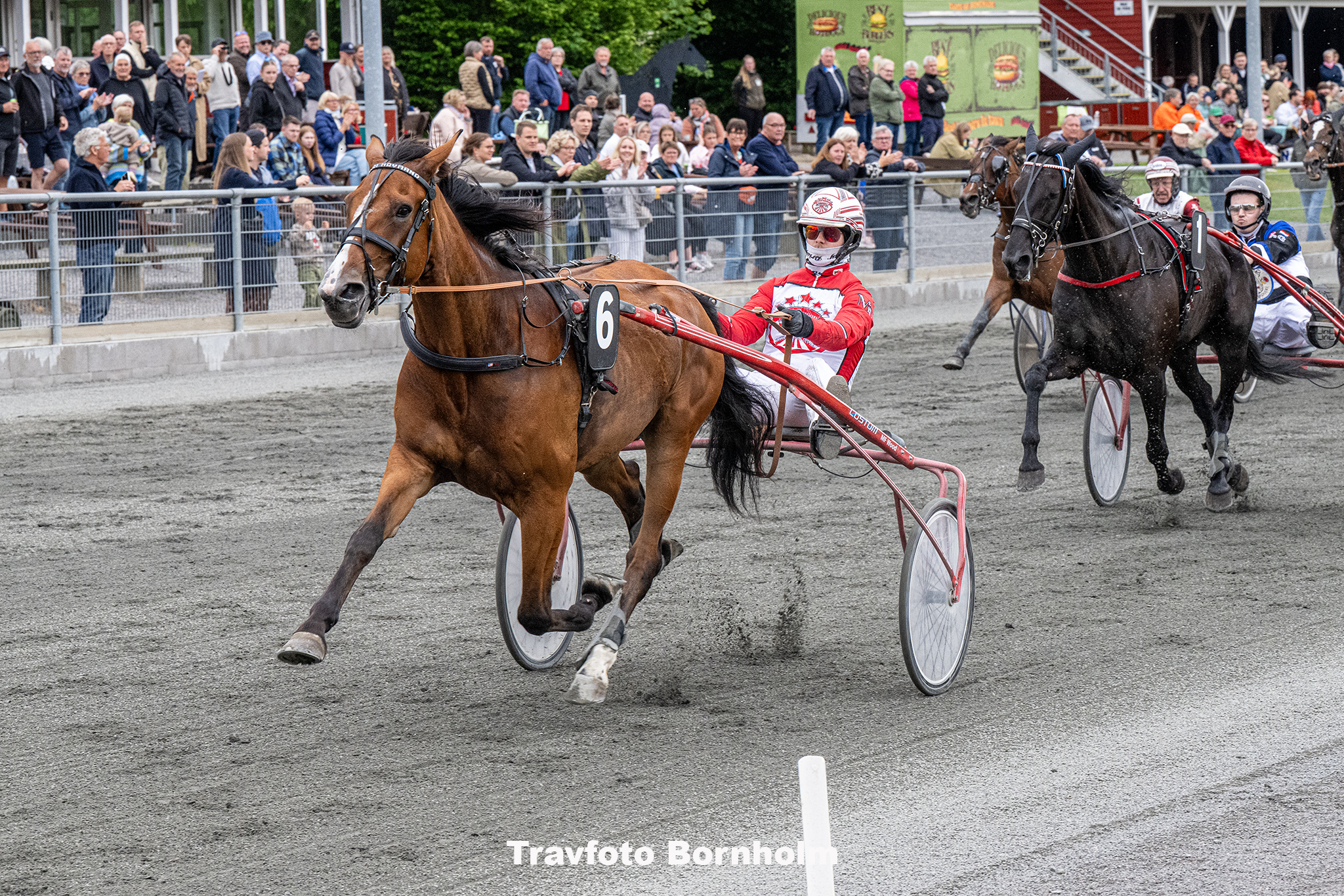 Hejdi Hovmand med Mds Petersen 5 juni 2025 Fotograf Torben Ager Travfoto Bornholm TKA 0838