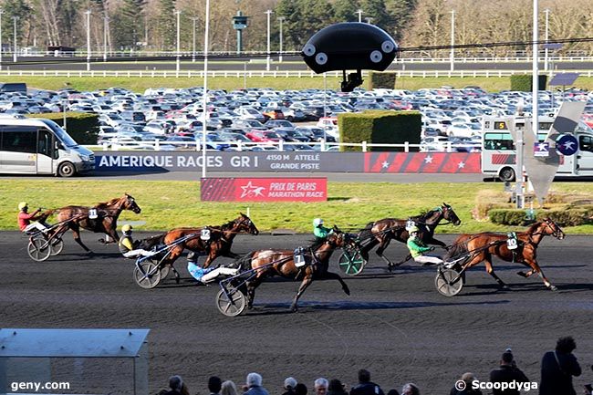 Joumba De Guez vinder Prix de Paris Vincennes - C4 - 23/02/2025